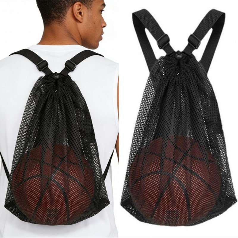 Portable Drawstring Mesh Backp - Drawstring Gym Bag recension och pris