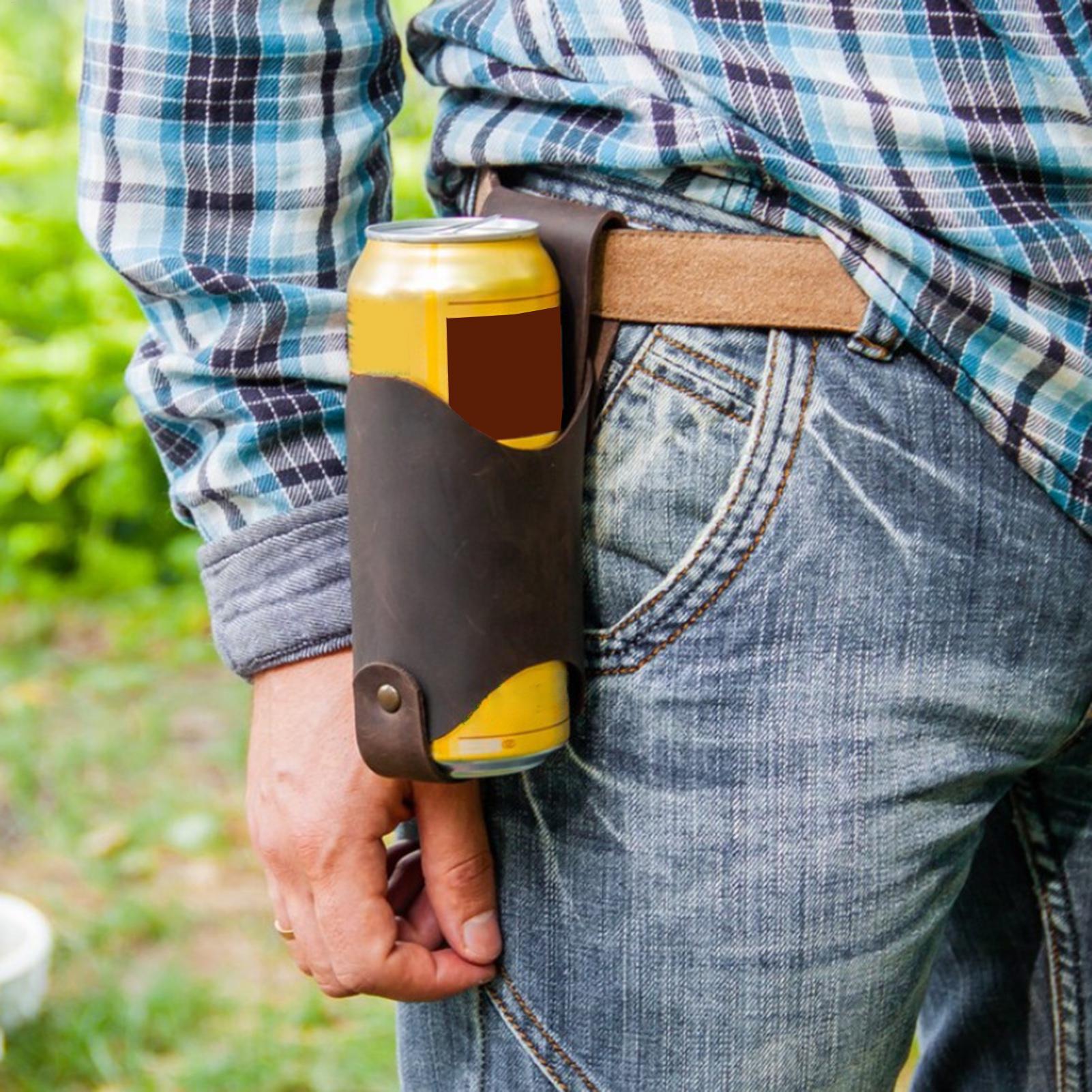 PU Leather Beer Bottle Waist C - Hydration Pack Outdoor recension och pris