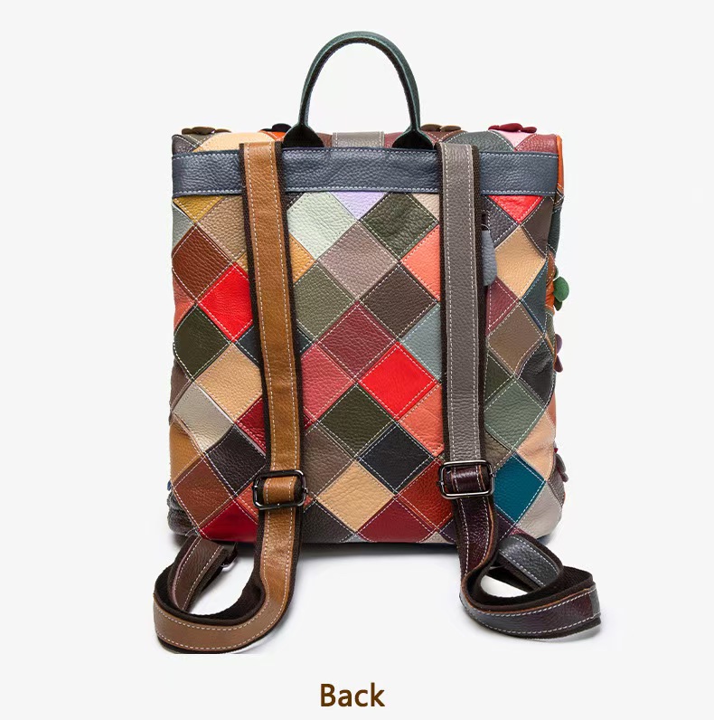 Vintage Women Genuine Leather  - Leather Backpack Vintage recension och pris
