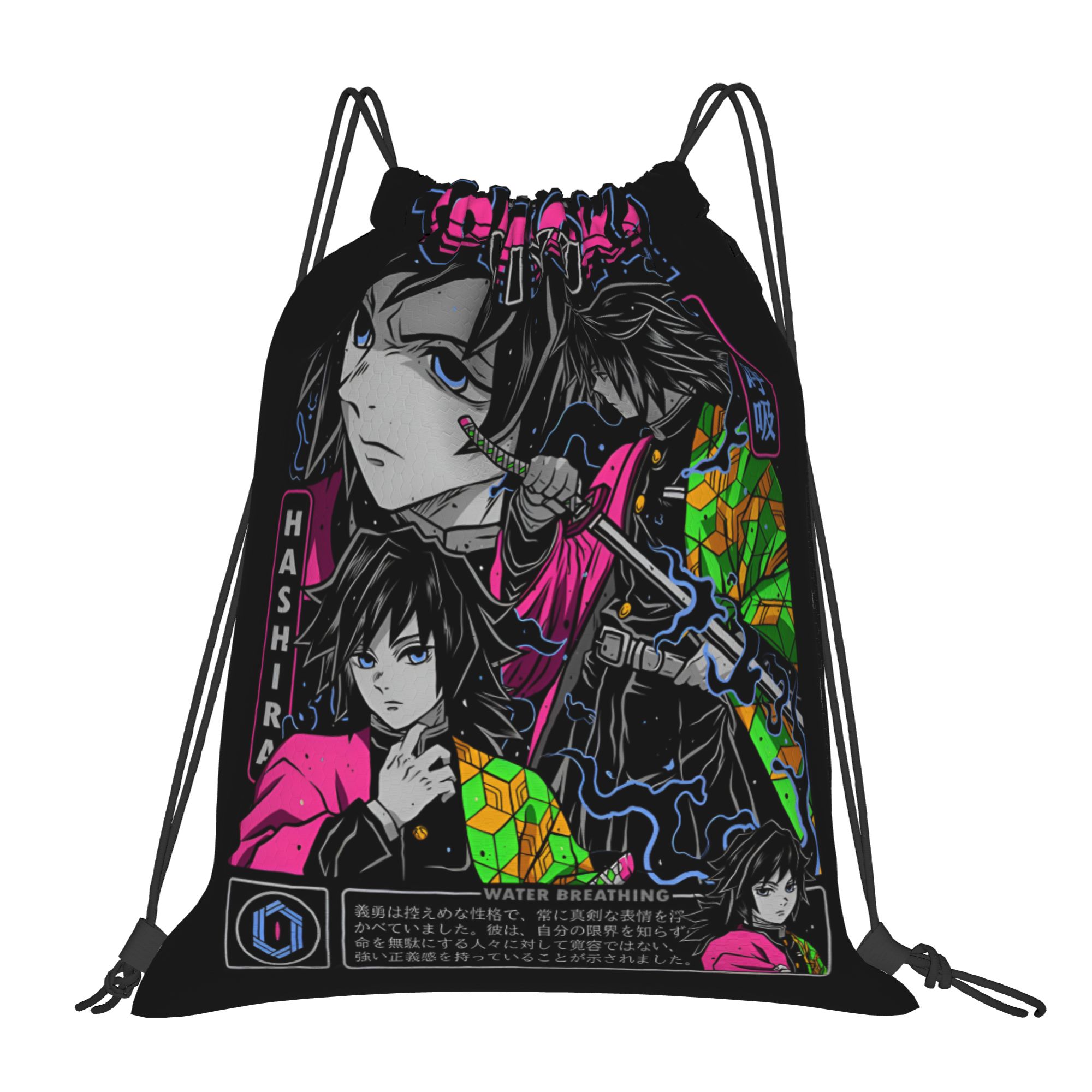 Custom Demon Slayers Drawstrin - Drawstring Gym Bag recension och pris